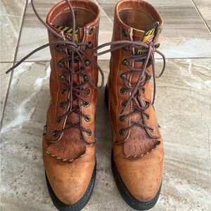 Justin work boots